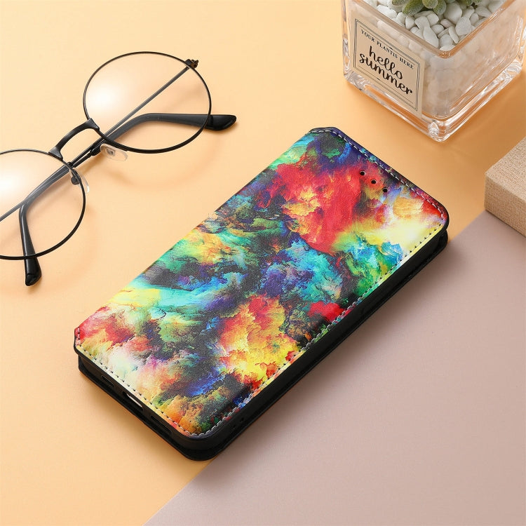 For Xiaomi Redmi Note 10 Pro Colorful Magnetic Horizontal Flip PU Leather Case with Holder & Card Slot & Wallet(Colorful Cloud) - Xiaomi Cases by buy2fix | Online Shopping UK | buy2fix