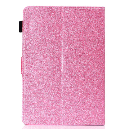 For 7 inch Tablet Varnish Glitter Powder Horizontal Flip Leather Case with Holder & Card Slot(Pink) - 7 inch by buy2fix | Online Shopping UK | buy2fix