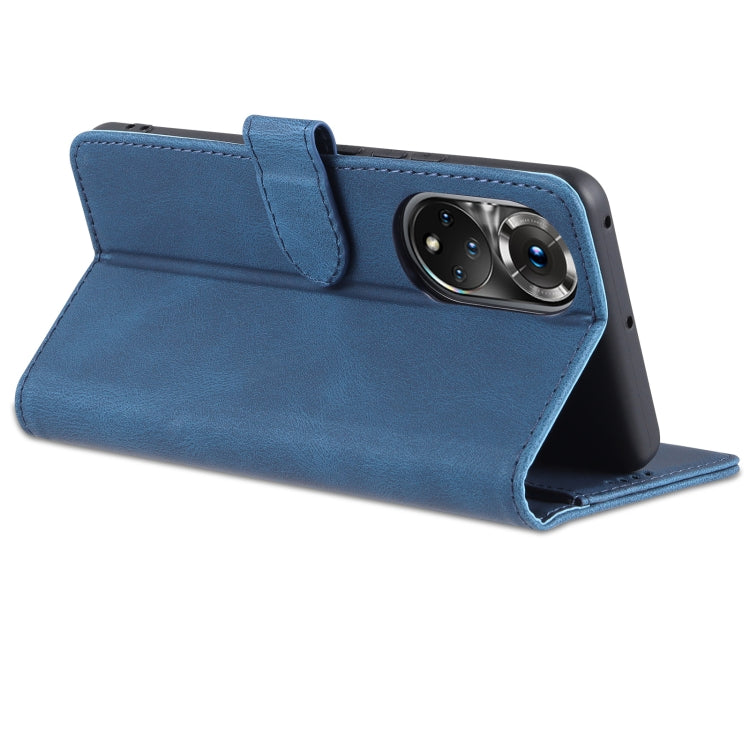 For Honor 50 AZNS Dream II Skin Feel PU+TPU Horizontal Flip Leather Case with Holder & Card Slots & Wallet(Blue) - Honor Cases by AZNS | Online Shopping UK | buy2fix