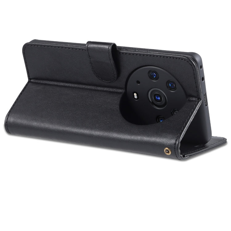 For Honor Magic3 Pro AZNS Sheepskin Texture Horizontal Flip Leather Case with Holder & Card Slots & Wallet(Black) - Honor Cases by AZNS | Online Shopping UK | buy2fix