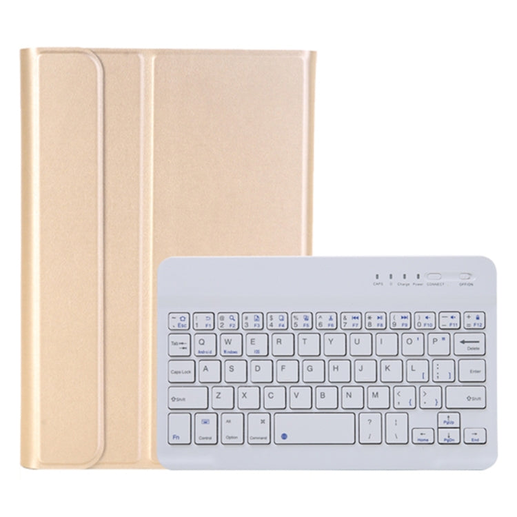 A06B Ultra-thin Detachable Bluetooth Keyboard Leather Tablet Case with Pen Slot & Holder for iPad mini 6(Gold) - For iPad mini by buy2fix | Online Shopping UK | buy2fix