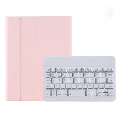 A06B Ultra-thin Detachable Bluetooth Keyboard Leather Case with Pen Slot & Holder for iPad mini 6 / mini 7(Pink) by buy2fix