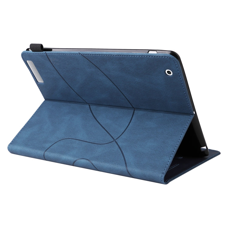 Dual-color Splicing Horizontal Flip PU Leather Case with Holder & Card Slots & Sleep / Wake-up Function For iPad 2 / 3 / 4(Blue) - iPad 4 & 3 & 2 Cases by buy2fix | Online Shopping UK | buy2fix