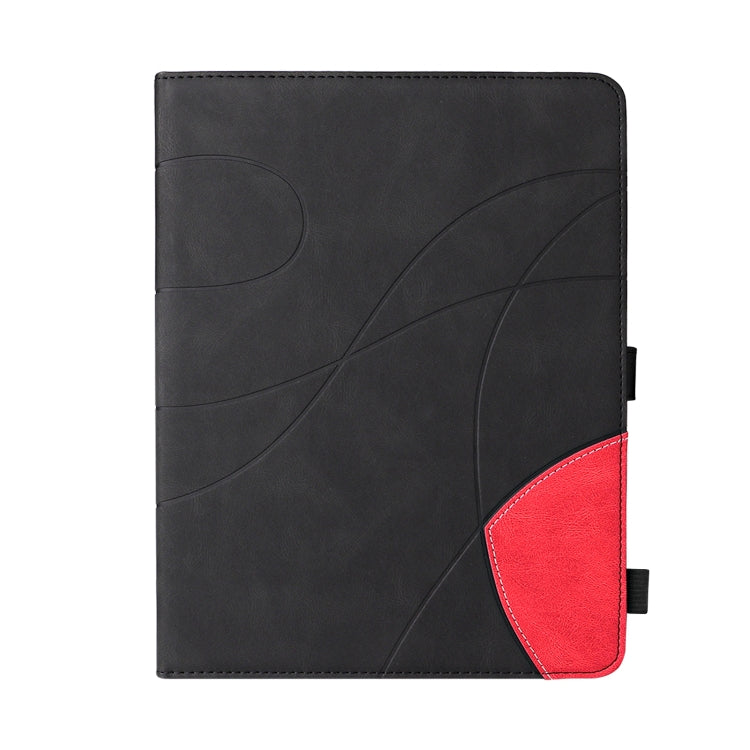 Dual-color Splicing Horizontal Flip PU Leather Case with Holder & Card Slots & Sleep / Wake-up Function For iPad 2 / 3 / 4(Black) - iPad 4 & 3 & 2 Cases by buy2fix | Online Shopping UK | buy2fix