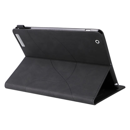 Dual-color Splicing Horizontal Flip PU Leather Case with Holder & Card Slots & Sleep / Wake-up Function For iPad 2 / 3 / 4(Black) - iPad 4 & 3 & 2 Cases by buy2fix | Online Shopping UK | buy2fix