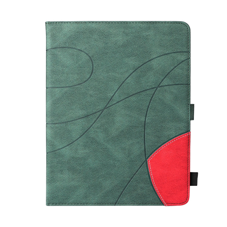 Dual-color Splicing Horizontal Flip PU Leather Case with Holder & Card Slots & Sleep / Wake-up Function For iPad 2 / 3 / 4(Green) - iPad 4 & 3 & 2 Cases by buy2fix | Online Shopping UK | buy2fix