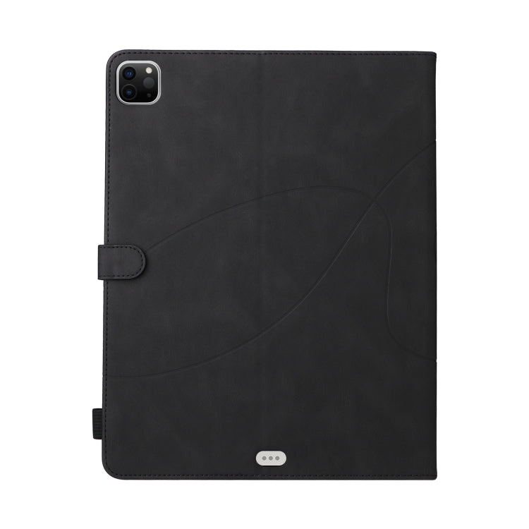 Dual-color Splicing Horizontal Flip PU Leather Case with Holder & Card Slots & Sleep / Wake-up Function For iPad Pro 11 (2021/2020/2018) / Air (2020)(Black) - iPad Pro 11 (2018) Cases by buy2fix | Online Shopping UK | buy2fix