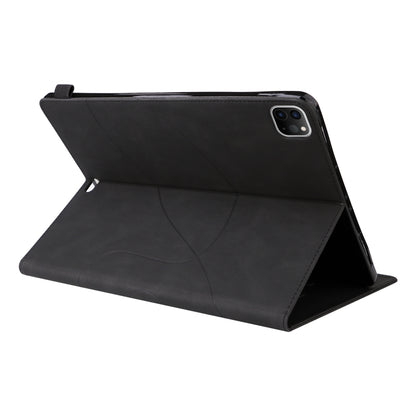Dual-color Splicing Horizontal Flip PU Leather Case with Holder & Card Slots & Sleep / Wake-up Function For iPad Pro 11 (2021/2020/2018) / Air (2020)(Black) - iPad Pro 11 (2018) Cases by buy2fix | Online Shopping UK | buy2fix