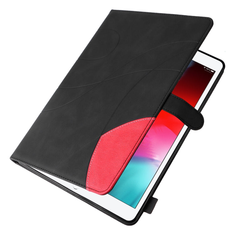 Dual-color Splicing Horizontal Flip PU Leather Case with Holder & Card Slots & Sleep / Wake-up Function For iPad Pro 10.5 / Air (2019) / iPad 10.2 (2019)(Black) - iPad Pro 10.5 inch Cases by buy2fix | Online Shopping UK | buy2fix