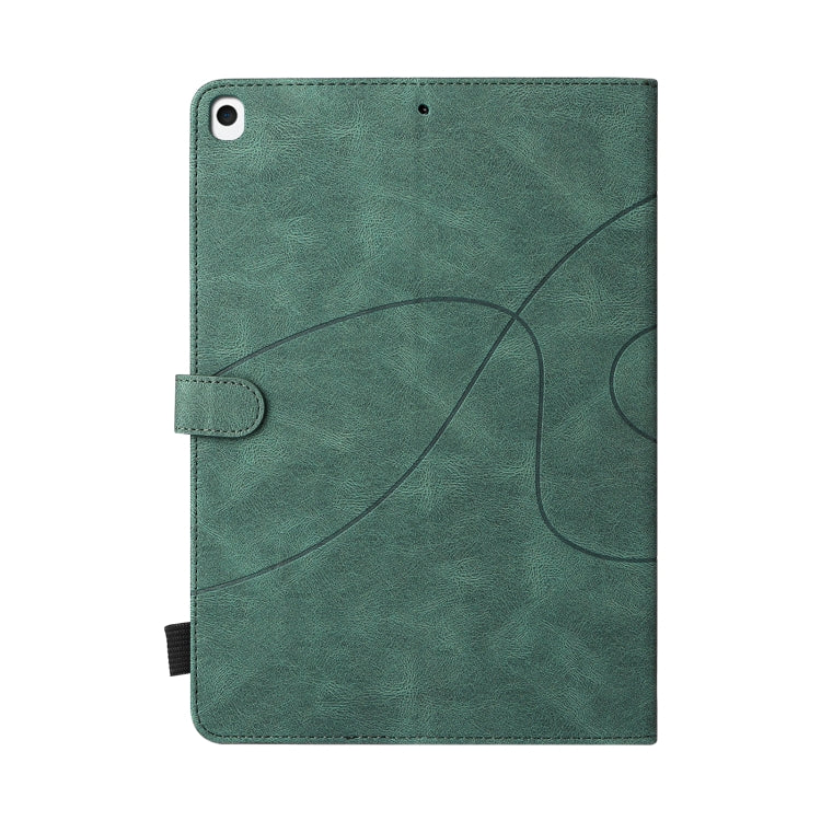 Dual-color Splicing Horizontal Flip PU Leather Case with Holder & Card Slots & Sleep / Wake-up Function For iPad Pro 10.5 / Air (2019) / iPad 10.2 (2019)(Green) - iPad Pro 10.5 inch Cases by buy2fix | Online Shopping UK | buy2fix