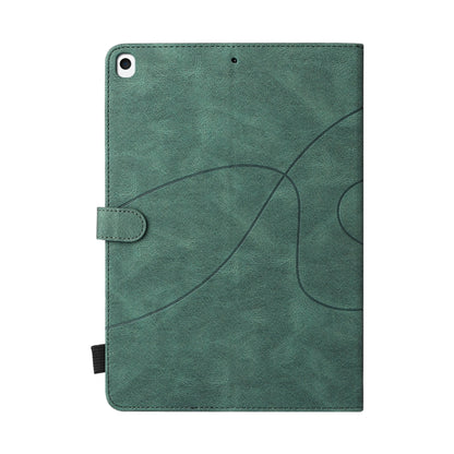 Dual-color Splicing Horizontal Flip PU Leather Case with Holder & Card Slots & Sleep / Wake-up Function For iPad Pro 10.5 / Air (2019) / iPad 10.2 (2019)(Green) - iPad Pro 10.5 inch Cases by buy2fix | Online Shopping UK | buy2fix