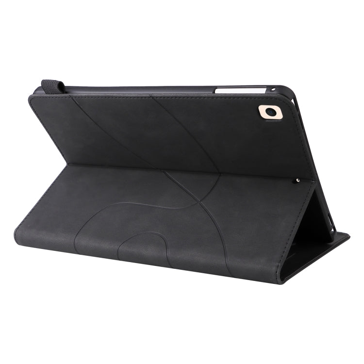 Dual-color Splicing Horizontal Flip PU Leather Case with Holder & Card Slots & Sleep / Wake-up Function For iPad 9.7 (2018/2017)(Black) - iPad 9.7 (2018) & (2017) Cases by buy2fix | Online Shopping UK | buy2fix