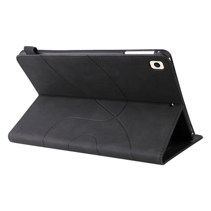 Dual-color Splicing Horizontal Flip PU Leather Case with Holder & Card Slots & Sleep / Wake-up Function For iPad 9.7 (2018/2017)(Black) - iPad 9.7 (2018) & (2017) Cases by buy2fix | Online Shopping UK | buy2fix