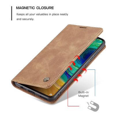 For Huawei Mate 30 4G / 5G CaseMe-013 Multifunctional Horizontal Flip Leather Case with Card Slot & Holder & Wallet(Brown) - Huawei Cases by CaseMe | Online Shopping UK | buy2fix