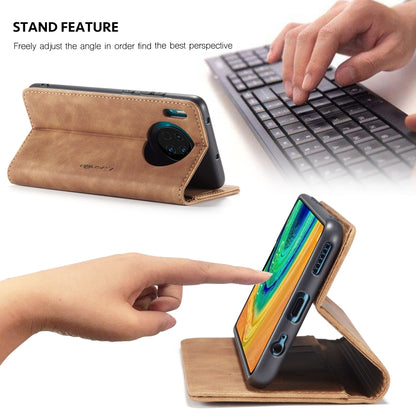 For Huawei Mate 30 4G / 5G CaseMe-013 Multifunctional Horizontal Flip Leather Case with Card Slot & Holder & Wallet(Brown) - Huawei Cases by CaseMe | Online Shopping UK | buy2fix
