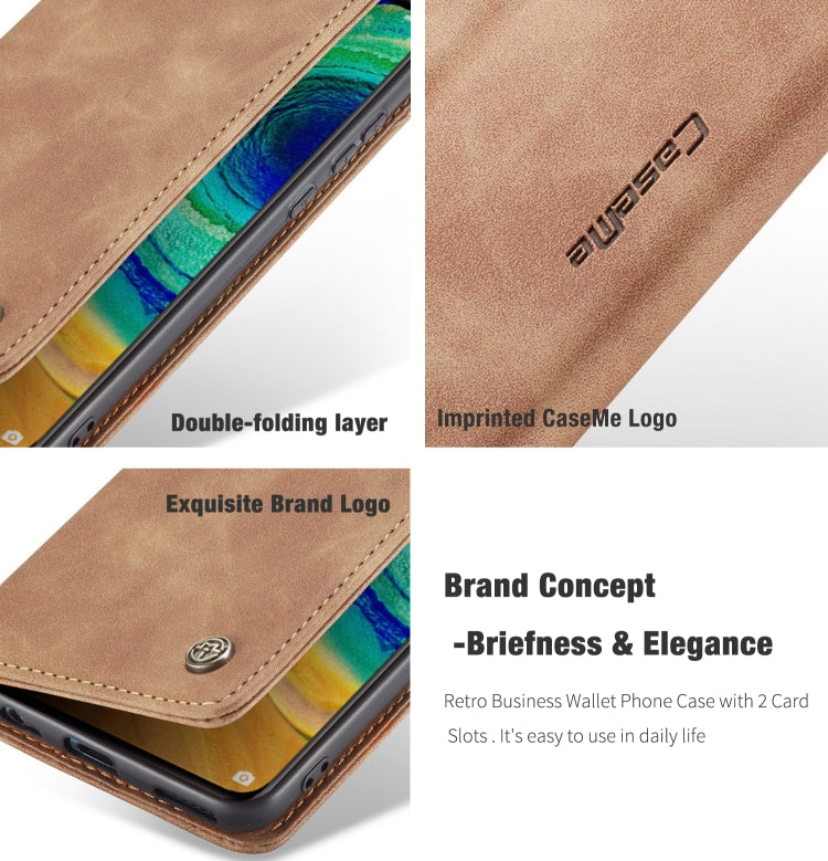 For Huawei Mate 30 4G / 5G CaseMe-013 Multifunctional Horizontal Flip Leather Case with Card Slot & Holder & Wallet(Brown) - Huawei Cases by CaseMe | Online Shopping UK | buy2fix