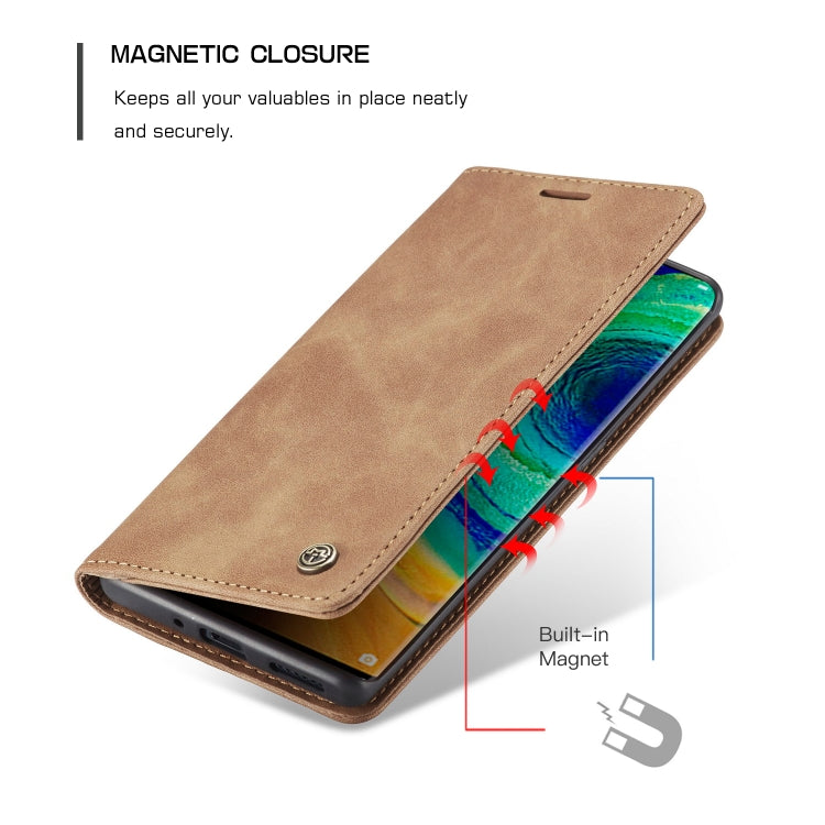 For Huawei Mate 30 Pro 4G / 5G CaseMe-013 Multifunctional Horizontal Flip Leather Case with Card Slot & Holder & Wallet(Brown) - Huawei Cases by CaseMe | Online Shopping UK | buy2fix