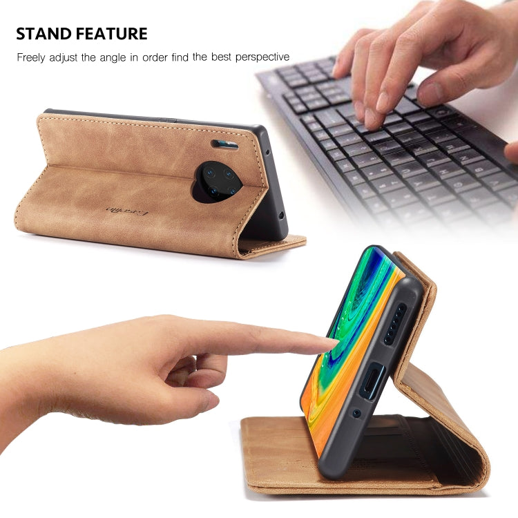 For Huawei Mate 30 Pro 4G / 5G CaseMe-013 Multifunctional Horizontal Flip Leather Case with Card Slot & Holder & Wallet(Brown) - Huawei Cases by CaseMe | Online Shopping UK | buy2fix