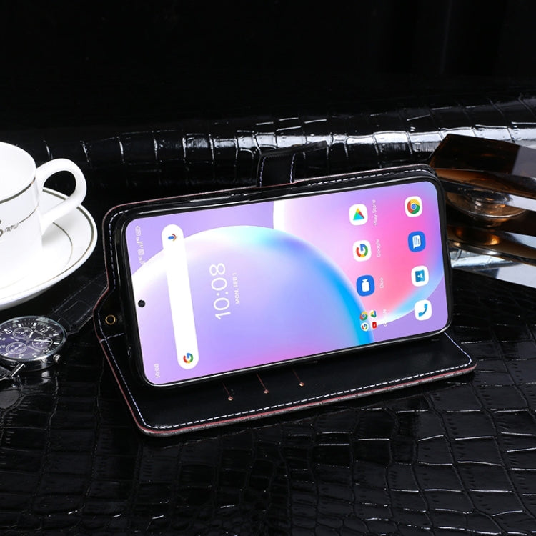 For UMIDIGI A11 Pro Max idewei Crocodile Texture Horizontal Flip Leather Case with Holder & Card Slots & Wallet(Dark Blue) - More Brand by idewei | Online Shopping UK | buy2fix