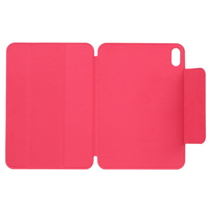 For iPad mini 2024 / mini 6 Horizontal Flip Ultra-thin Fixed Buckle Magnetic PU Tablet Case With Three-folding Holder & Sleep / Wake-up Function(Red) - iPad mini 6 Cases by buy2fix | Online Shopping UK | buy2fix