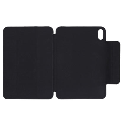 For iPad mini 2024 / mini 6 Horizontal Flip Ultra-thin Fixed Buckle Magnetic PU Tablet Case With Three-folding Holder & Sleep / Wake-up Function(Black) - iPad mini 6 Cases by buy2fix | Online Shopping UK | buy2fix
