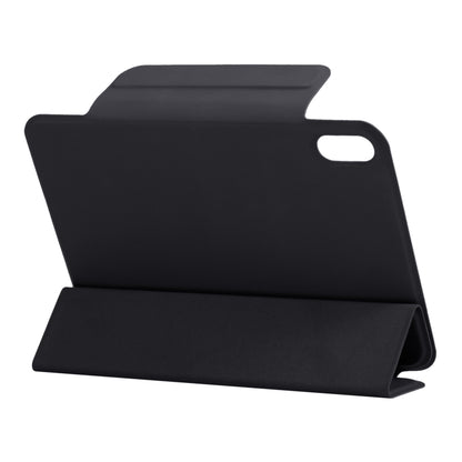 For iPad mini 2024 / mini 6 Horizontal Flip Ultra-thin Fixed Buckle Magnetic PU Tablet Case With Three-folding Holder & Sleep / Wake-up Function(Black) - iPad mini 6 Cases by buy2fix | Online Shopping UK | buy2fix