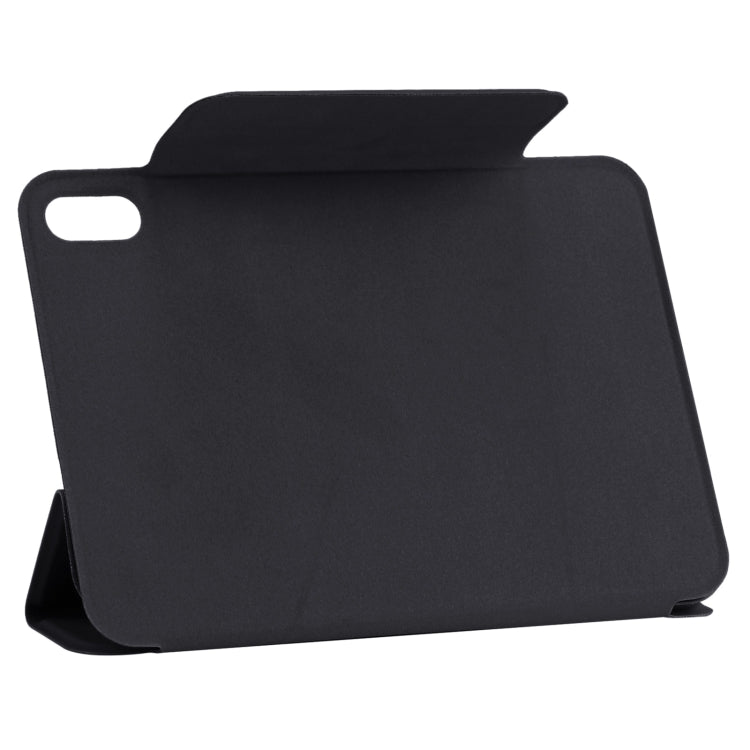 For iPad mini 2024 / mini 6 Horizontal Flip Ultra-thin Fixed Buckle Magnetic PU Tablet Case With Three-folding Holder & Sleep / Wake-up Function(Black) - iPad mini 6 Cases by buy2fix | Online Shopping UK | buy2fix