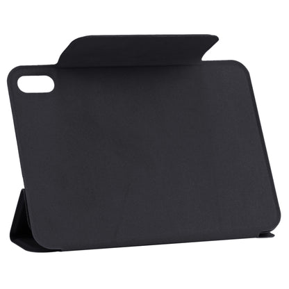 For iPad mini 2024 / mini 6 Horizontal Flip Ultra-thin Fixed Buckle Magnetic PU Tablet Case With Three-folding Holder & Sleep / Wake-up Function(Black) - iPad mini 6 Cases by buy2fix | Online Shopping UK | buy2fix