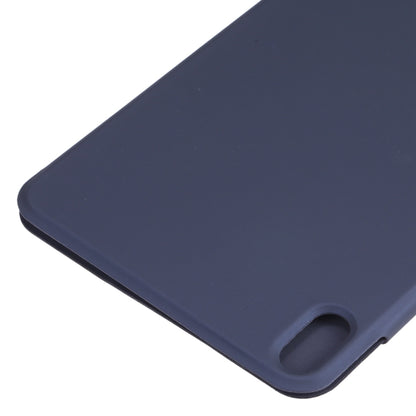 For iPad mini 2024 / mini 6 Horizontal Flip Ultra-thin Fixed Buckle Magnetic PU Tablet Case With Three-folding Holder & Sleep / Wake-up Function(Dark Blue) - iPad mini 6 Cases by buy2fix | Online Shopping UK | buy2fix