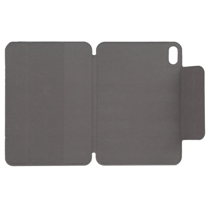 For iPad mini 2024 / mini 6 Horizontal Flip Ultra-thin Fixed Buckle Magnetic PU Tablet Case With Three-folding Holder & Sleep / Wake-up Function(Dark Grey) - iPad mini 6 Cases by buy2fix | Online Shopping UK | buy2fix