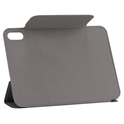 For iPad mini 2024 / mini 6 Horizontal Flip Ultra-thin Fixed Buckle Magnetic PU Tablet Case With Three-folding Holder & Sleep / Wake-up Function(Dark Grey) - iPad mini 6 Cases by buy2fix | Online Shopping UK | buy2fix