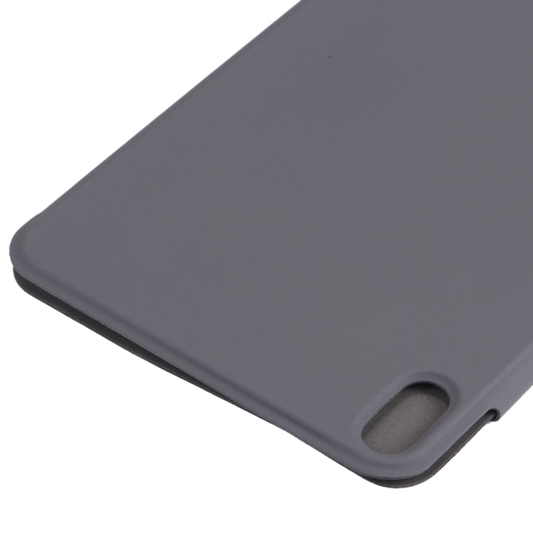 For iPad mini 2024 / mini 6 Horizontal Flip Ultra-thin Fixed Buckle Magnetic PU Tablet Case With Three-folding Holder & Sleep / Wake-up Function(Dark Grey) - iPad mini 6 Cases by buy2fix | Online Shopping UK | buy2fix