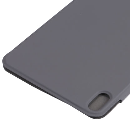 For iPad mini 2024 / mini 6 Horizontal Flip Ultra-thin Fixed Buckle Magnetic PU Tablet Case With Three-folding Holder & Sleep / Wake-up Function(Dark Grey) - iPad mini 6 Cases by buy2fix | Online Shopping UK | buy2fix
