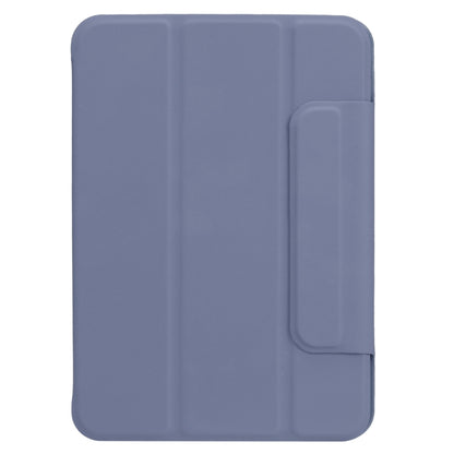 For iPad mini 2024 / mini 6 Horizontal Flip Ultra-thin Fixed Buckle Magnetic PU Tablet Case With Three-folding Holder & Sleep / Wake-up Function(Purple) - iPad mini 6 Cases by buy2fix | Online Shopping UK | buy2fix