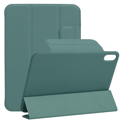 For iPad mini 2024 / mini 6 Horizontal Flip Ultra-thin Fixed Buckle Magnetic PU Tablet Case With Three-folding Holder & Sleep / Wake-up Function(Pine Needle Green) - iPad mini 6 Cases by buy2fix | Online Shopping UK | buy2fix