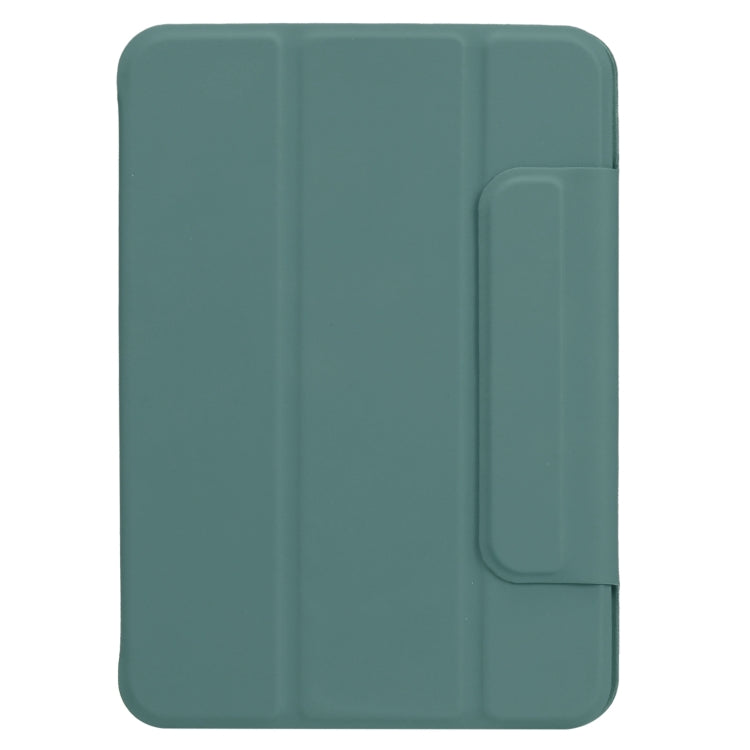 For iPad mini 2024 / mini 6 Horizontal Flip Ultra-thin Fixed Buckle Magnetic PU Tablet Case With Three-folding Holder & Sleep / Wake-up Function(Pine Needle Green) - iPad mini 6 Cases by buy2fix | Online Shopping UK | buy2fix