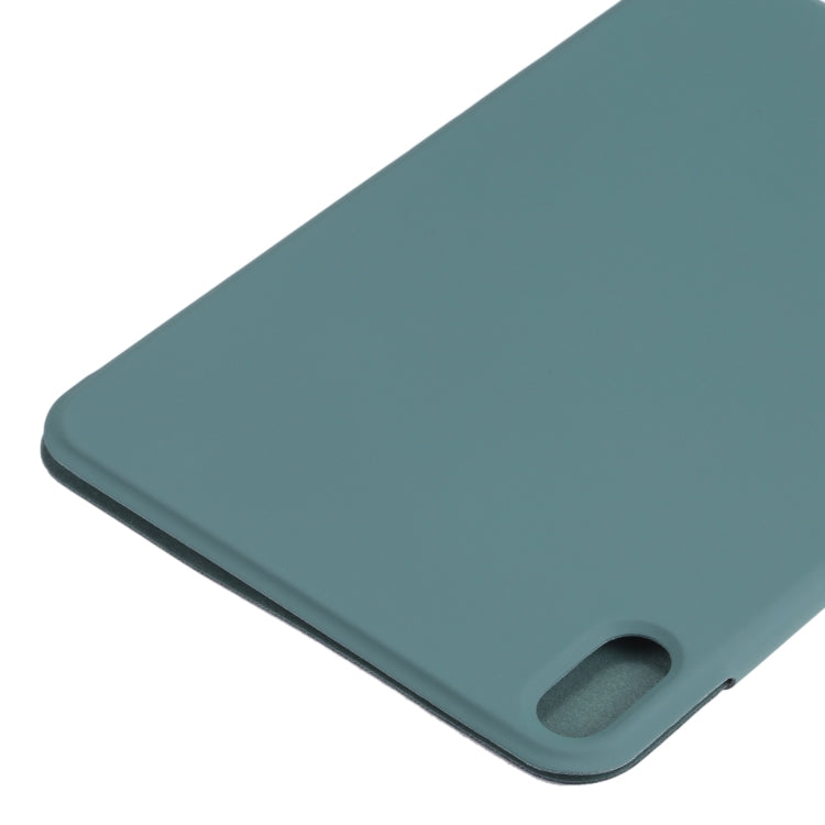 For iPad mini 2024 / mini 6 Horizontal Flip Ultra-thin Fixed Buckle Magnetic PU Tablet Case With Three-folding Holder & Sleep / Wake-up Function(Pine Needle Green) - iPad mini 6 Cases by buy2fix | Online Shopping UK | buy2fix