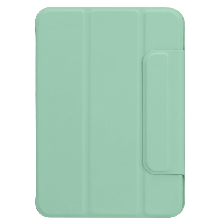 For iPad mini 2024 / mini 6 Horizontal Flip Ultra-thin Fixed Buckle Magnetic PU Tablet Case With Three-folding Holder & Sleep / Wake-up Function(Mint Green) - iPad mini 6 Cases by buy2fix | Online Shopping UK | buy2fix