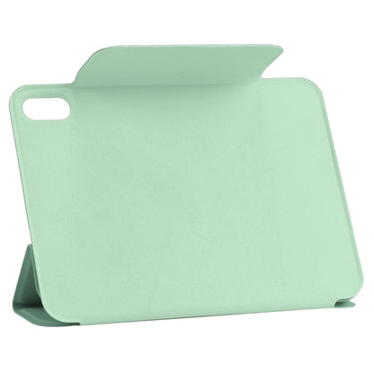 For iPad mini 2024 / mini 6 Horizontal Flip Ultra-thin Fixed Buckle Magnetic PU Tablet Case With Three-folding Holder & Sleep / Wake-up Function(Mint Green) - iPad mini 6 Cases by buy2fix | Online Shopping UK | buy2fix
