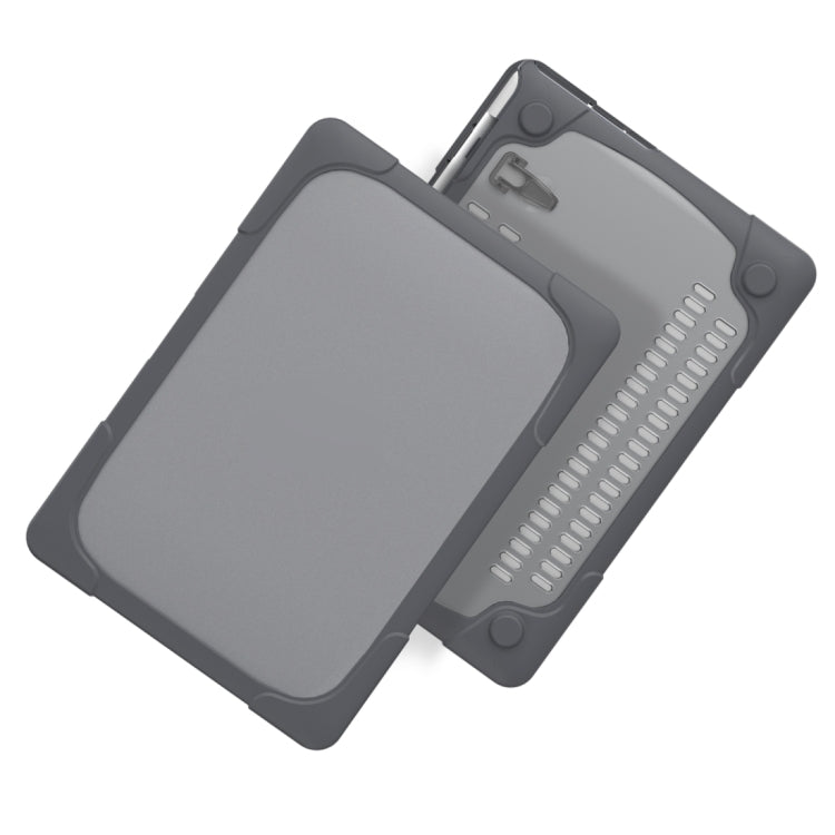 For MacBook Air 13.3 inch A1932 (2018) TPU + PC Two Color Laptop Protective Case(Grey) - MacBook Air Cases by buy2fix | Online Shopping UK | buy2fix