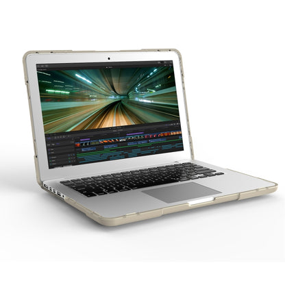 For MacBook Air 13.3 inch A1932 (2018) TPU + PC Two Color Laptop Protective Case(Khaki) - MacBook Air Cases by buy2fix | Online Shopping UK | buy2fix