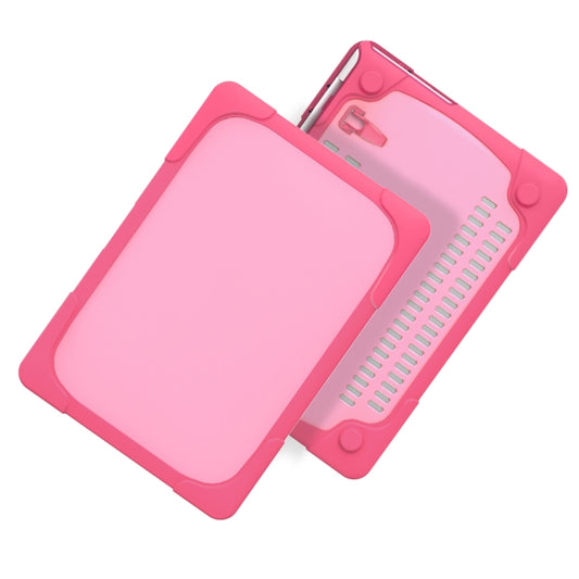 For MacBook Air 13.3 inch A1932 (2018) TPU + PC Two Color Laptop Protective Case(Rose Red) - MacBook Air Cases by buy2fix | Online Shopping UK | buy2fix
