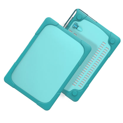 For MacBook Air 13.3 inch A1932 (2018) TPU + PC Two Color Laptop Protective Case(Sky Blue) - MacBook Air Cases by buy2fix | Online Shopping UK | buy2fix