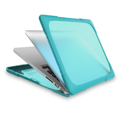For MacBook Air 13.3 inch A1932 (2018) TPU + PC Two Color Laptop Protective Case(Sky Blue) - MacBook Air Cases by buy2fix | Online Shopping UK | buy2fix
