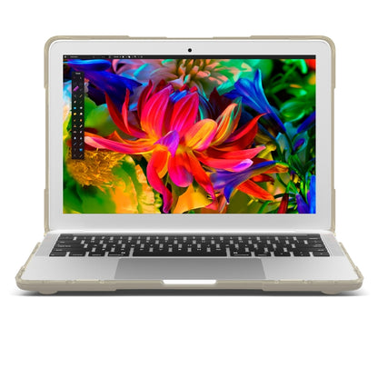 For MacBook Pro 13.3 inch with Touch Bar (A2159 / A1989) TPU + PC Two Color Laptop Protective Case(Khaki) - MacBook Pro Cases by buy2fix | Online Shopping UK | buy2fix