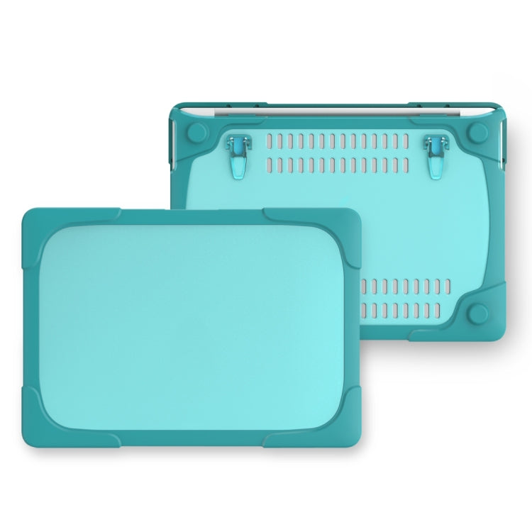 For MacBook Pro 13.3 inch with Touch Bar (A2159 / A1989) TPU + PC Two Color Laptop Protective Case(Sky Blue) - MacBook Pro Cases by buy2fix | Online Shopping UK | buy2fix