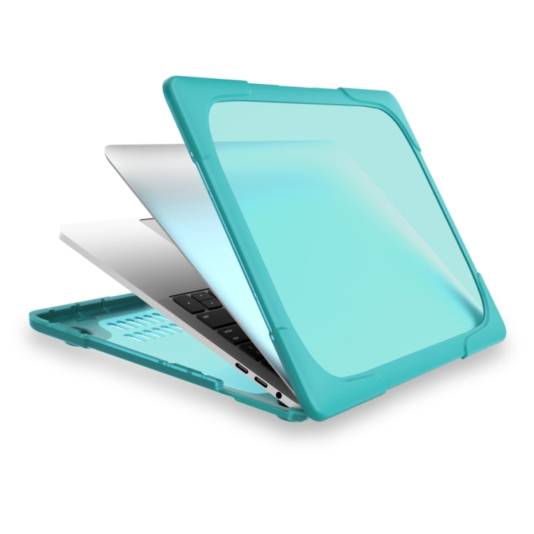 For MacBook Pro 13.3 inch with Touch Bar (A2159 / A1989) TPU + PC Two Color Laptop Protective Case(Sky Blue) - MacBook Pro Cases by buy2fix | Online Shopping UK | buy2fix