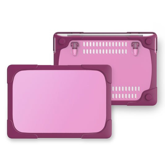 For MacBook Pro 13.3 inch with Touch Bar (A2159 / A1989) TPU + PC Two Color Laptop Protective Case(Purple) - MacBook Pro Cases by buy2fix | Online Shopping UK | buy2fix