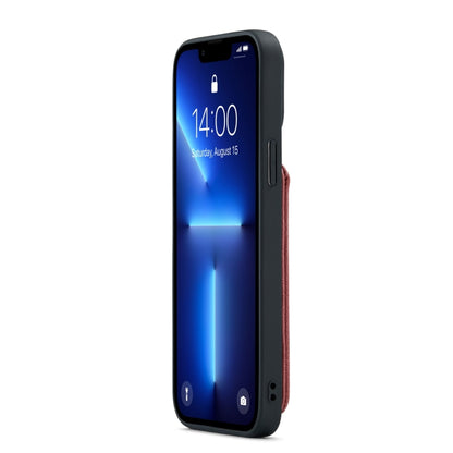 For iPhone 13 Pro Max JEEHOOD Anti-theft Brush Magnetic PU + TPU Protective Case with Card Slot (Red) - iPhone 13 Pro Max Cases by JEEHOOD | Online Shopping UK | buy2fix