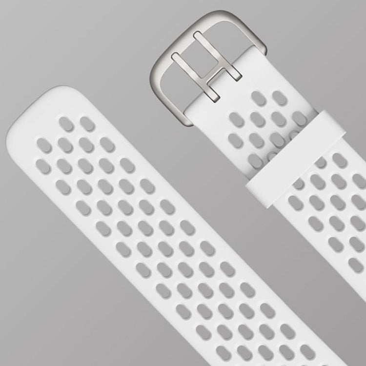 For Fitbit Charge 5 Silicone Hole Watch Band(Green) by buy2fix